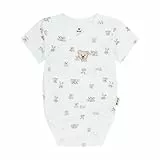 Steiff Jungen Kurzarm Wickelbody, Bright White, 68