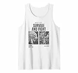 Godzilla Minus One Survive and Fight Face Off Movie Tank Top