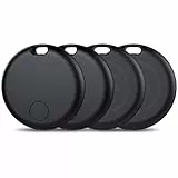 Tracker 4er Pack Schlüsselfinder, Tracker Tag Kompatibel mit Wo ist? APP (Nur iOS), Koffer Tracker für Taschen/Gepäck/Key, Batterielebensdauer EIN Jahr, IP67 wasserdicht (4er Pack)