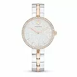 Swarovski Cosmopolitan Uhr, Schweizer Produktion, Metallarmband, Silberfarben, Metallmix