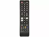 azurano BN59-01315B - Universal - Fernbedienung für 2018-2022 Samsung UE Quantum Crystal QLED UHD 4K Smart TV Serien - TU RU Q AU BU LS T UN QN - Direkttasten für Netflix, Prime Video & Rakuten