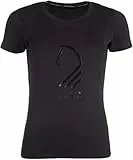 HKM Damen Livigno Horse Head T-Shirt, Schwarz, L