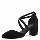 Tamaris Damen Pumps Vegan schwarz 38