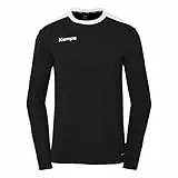 Kempa Unisex Emotion 27 Langarmshirt Sweatshirt, Schwarz/Weiß, M EU