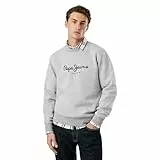 Pepe Jeans Herren Macbeth Melange Crew Sweatshirt, Grau (Marl Grey), M