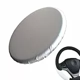 Sonnenabdeckung, Walser Thermo-Lenkradschutz, Lenkradabdeckung-Sommer – Faltbarer 42 cm UV-Schutz aus 190T-Material, rutschfest & hitzebeständig, ideal fürs Auto beim Parken im Sommer