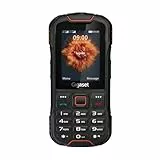 Gigaset GLX8 Plus - Robustes 4G-Outdoor-Tastenhandy – Staub- & wasserdicht IP68 Schutzklasse - Dual SIM - ohne Vertrag - Bluetooth 5.0-2,4 Zoll LCD-Display, Schwarz/Orange
