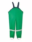 Playshoes Matschhose Regenlatzhose Ungefüttert Unisex Kinder Wind- und wasserdichte Regenhose Regenbekleidung, grün, 128