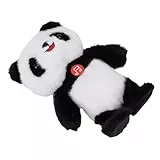 Yechiry Plüschspielzeug, Panda -Plüschspielzeug mit Klang, Interaktives Singendes Elektro -Stofftier Als Geburtstagsgeschenk für und Mädchen