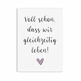 Nastami Postkarte Geschenk Freundin Postkarte Du bist toll (gleichzeitig leben)