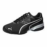 PUMA Herren Tazon 6 FM Low-Top Trainer, Puma Black-Puma Silver, 45 EU