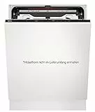 AEG Vollintegrierter Geschirrspüler 60cm, Spülmaschine Serie 7000: mit Glasschutz, Energieklasse A, Besteckschublade, personalisierte Zeit-Steuerung, leise 41dB, ComfortRails, Wasserstopp, FSE7676AP