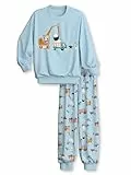 CALIDA Toddlers Bündchen-Pyjama Kinder, aus Bio Baumwolle, hautfreundlich, pflegeleicht