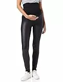 Supermom Damen Legging OTB Shine Umstandsleggings,, per pack Schwarz (Black P090), 34 (Herstellergröße: XS/S)