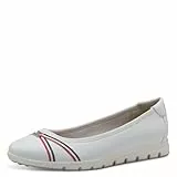 s.Oliver Damen Ballerinas Flach Bequem, Weiß (White), 40 EU