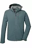 killtec Herren Softshelljacke/Outdoorjacke mit Kapuze KOS 259 MN SFTSHLL JCKT, nordatlantik, XL, 41367-000