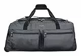 Bugatti Lima Reisetasche auf Rollen für Urlaub, Reisen und Sport, 70 cm, Schwarz
