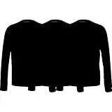 Tommy Hilfiger Herren Langarmshirts Basic, Schwarz (Black/ Black/ Black), XXL