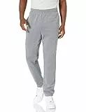 Amazon Essentials Herren Fleece-Jogginghose mit Beinbündchen (erhältlich in Big & Tall), Grau Meliert, XXL