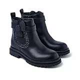 GIOSEPPO Breed Damen Stiefeletten mit Schnürung, Schwarz, 39 EU, Schwarz, 39 EU