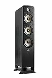 Polk Audio Signature Elite ES60 hochauflösender HiFi Standlautsprecher fürs Heimkino, Hi-Res Zertifiziert, kompatibel mit Dolby Atmos und DTS:X (Stück), Schwarz, SIGS60ELBK