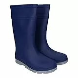 FUZZIO Kinder Jungen Mädchen Gummistiefel Regenschuhe Blau gr. 33, PVC frei von Phthalaten