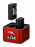 Hähnel - ProCube3 - Für Canon - DSLR Duo-Ladegerät - Schnelleres Aufladen - USB Typ-C Eingang