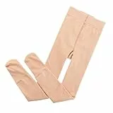 Yeeteepot Mädchen Warm Strumpfhose Winter Gefüttert Leggings Kinder Einfarbig Strumpfhosen Weiche Leggings Thermo Verdicken Hose Strümpfe A-Braun Regular XL