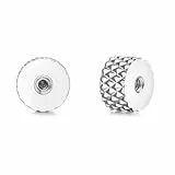 Limerencia G23 Titan Ohrringverschlüsse, 20G 0.8 mm Hypoallergen Ohrstecker Verschluss für Empfindliche Ohren, 4 Stück (2 Paar)