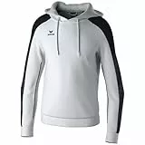 Erima Herren EVO Star Kapuzenpullover (1072408), weiß/schwarz, S