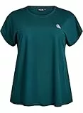 Zizzi Active by Damen Große Größen T-Shirt Kurze Ärmel Größe Gr M Ponderosa Pine