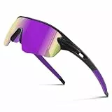 suoso Sportbrille Fahrradbrille Herren Damen Sonnenbrille,UK3790-A02