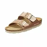 Rohde Damen, Frauen, Klassische Sandalen, Sandalen,Pantoletten,Sommerschuhe,Hausschuhe,Kork-fußbett,LACHS,39 EU / 6 UK