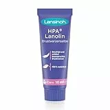Lansinoh HPA Lanolin Brustwarzensalbe, 10 ml - 100% natürlich - beruhigt & schützt beanspruchte Brustwarzen - klimaneutral, 10940, Farblos