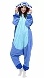 LABULA Einteiler für Erwachsene, Tier-Pyjama, 001 Blau, X-Small