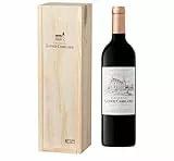 Geschenkset Holzkiste - Château Latour Camblanes Seigneurie de Camblanes - AOP Cadillac Côtes de Bordeaux - Rotwein - 75cl