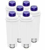 Aiitomg 6Stücke Wasserfilter für Delonghi Filter Delonghi Kaffeevollautomat mit Aktivkohle-Enthärter Delonghi Filter für De'Longhi ECAM, ETAM, EC, BC Serie