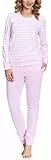 Merry Style Damen Schlafanzug MS10-107 (Rosa, S)