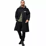 Regatta Herren Wasserdichter Wickelmantel, Black, S/M