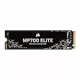 Corsair MP700 Elite 1TB PCIe 5.0 x4 NVMe M.2 SSD – Bis zu 10,000MB/sec – Hohe Dichte 3D TLC NAND – M.2 2280 – Kompatibel mit DirectStorage – Schwarz
