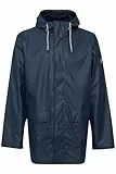 NORTH BEND NBTorsten Herren Regenjacke winddicht wasserdicht atmungsaktiv Outdoorjacke mit Kapuze Wassersäule 5000mm W-PRO Wetterschutzsystem, Größe:L, Farbe:Navy Blazer (2048)