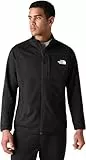 THE NORTH FACE - Herren Canyonlands Fleecejacke mit durchgehendem Reißverschluss - Teddyjacke für Wanderungen und Outdoor-Aktivitäten - TNF Black, M