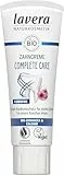 lavera Zahncreme Complete Care Fluoridfrei - 5-facher Schutz - Bio-Pflanzenwirkstoffe - Bio Echinacea & Calcium - Vegan - Naturkosmetik - 75 ml (Packung mit 5)