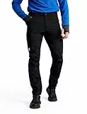 RevolutionRace Herren RVRC GP Pants, Hose zum Wandern und für viele Outdoor-Aktivitäten, Black, L