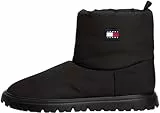 TOMMY JEANS Damen Mid Boot Stiefel mit Innenfutter, Schwarz (Black), 42