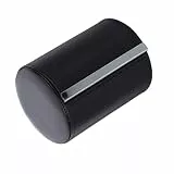 TOYANDONA PU Leder Magnetische Krawattenbox Anti Knitter Reise Etui für Herren Kompakte Rundform Aufbewahrung für Krawatten Fliegen Robustes Business Accessoire Geschenk für Reisende