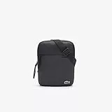 Lacoste Herren Umhängetasche M Flat Crossover Bag, Handtasche,Schultertasche,Cross-Body,Noir (P00),Einheitsgröße (One Size)