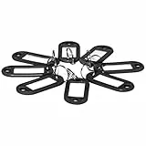 D.RECT - 10 Stück Schlüsselanhänger, Kunststoff-Schlüsselanhänger mit Schlaufen, Schlüsselanhänger mit Fenster, Personalisierter Schlüsselanhänger, Schwarz