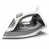 Philips 2000-Serie Dampfbügeleisen - Bis zu 25 g/min Dauerdampf, 110g Dampfstoß, 2000W, 250 ml Wassertank, Schnelle Entknitterung, 4 Dampfstufen, Keramiksohle, Sehr leicht, Grau (DST2020/80)