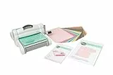 Sizzix Big Shot Plus Starter-Set für manuelles Stanzen und Prägen (9 Zoll) | Kartenherstellung, Papierbasteln, Scrapbooking, Schablonieren und mehr, Weiß/Grau, Einheitsgröße